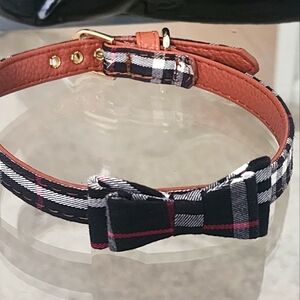 Plaid Grundge Boho Bow Collar Belt